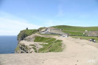 Irland 2006 - Cliffs of Moher - 200 Meter senkrecht abfallende Klippen - die neue Besucherterasse