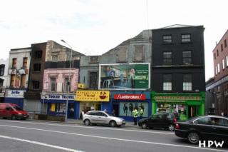 Dublin - Auf dem Weg zur Guinness Brewery: Häuser auf der Thomas/James Street
