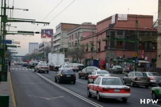 Mexico City, eine belebte Straße
