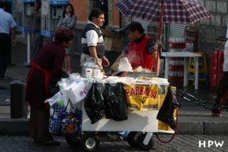 Mexico City, eine Garküche auf der Straße