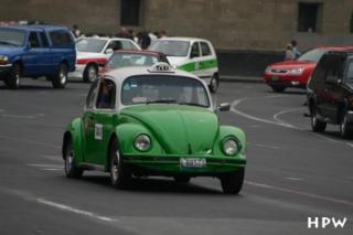 Mexico City, noch ein grünes Taxi