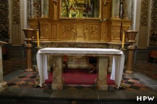 Puebla - Der Altar der Kapelle Capilla del Rosario