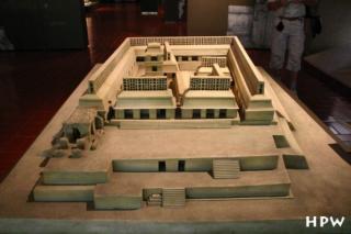 Palenque-Im Museum-ein Palastmodell