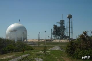 Kennedy Space Center - Launch Pad - Tank mit Flüssiggas und Wasser